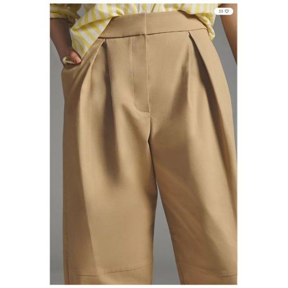 Anthropologie • Tan Cropped Pants - Picture 4 of 7